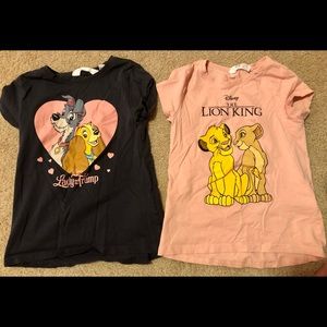 Two Girls Disney Tees